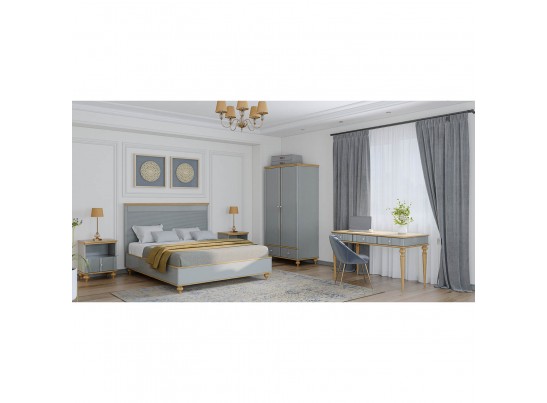 Шкаф для одежды "Рандеву" 22 (белый, серый) в Каменске-Уральском