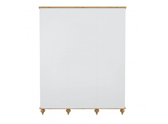 Шкаф для одежды "Рандеву" 33 (белый, серый) в Каменске-Уральском