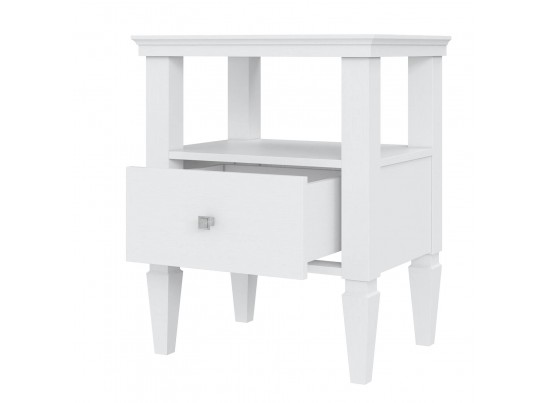 2.1.1 Тумба прикроватная "Ольса" 01 (белый лак) в Каменске-Уральском
