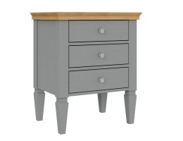 2.3.3 Тумба прикроватная "Ольса" 03 (серый 7042/антик 24) 