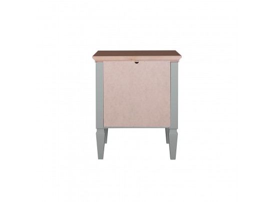 2.3.3 Тумба прикроватная "Ольса" 03 (серый 7042/антик 24) в Каменске-Уральском