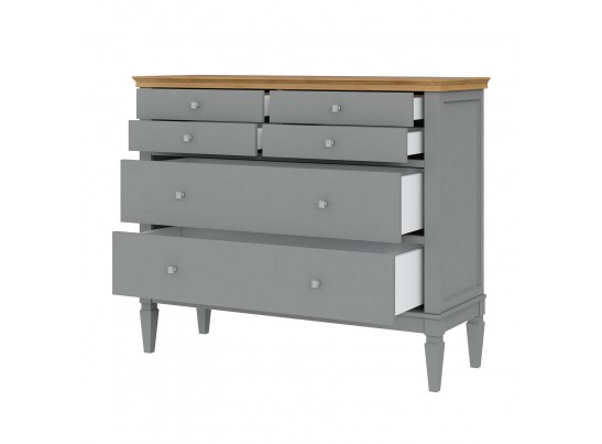 3.1.3 Комод "Ольса" 042 (серый 7042/антик 24) в Каменске-Уральском