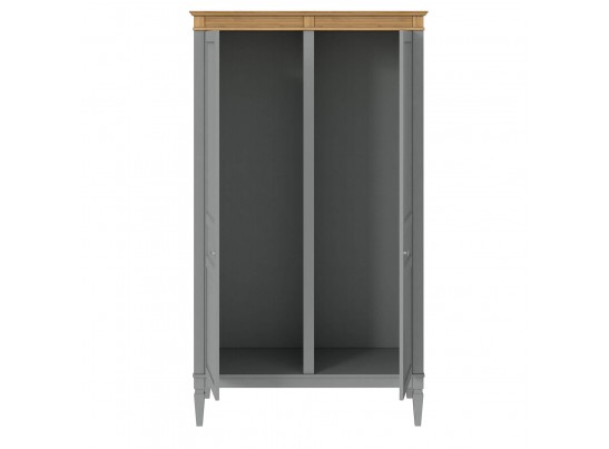 4.1.3 Шкаф для одежды "Ольса" 02 (серый 7042/антик 24) в Каменске-Уральском