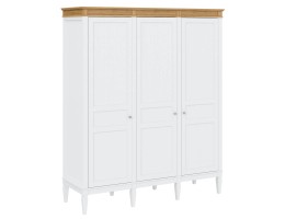 4.2.2 Шкаф для одежды "Ольса" 03 (белый лак/антик 24)