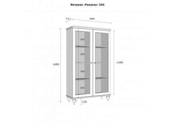 Витрина "Рандеву" 220 в Каменске-Уральском