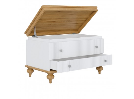 Тумба (сундук) "Рандеву" белый лак