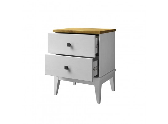 Тумба прикроватная "Бон Вояж" 02 Белый лак в Каменске-Уральском