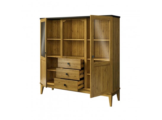 Шкаф для посуды «Бон Вояж» 203-150 антик в Каменске-Уральском