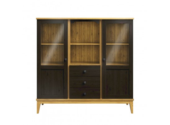 Шкаф для посуды «Бон Вояж» 203-150 колониал в Каменске-Уральском