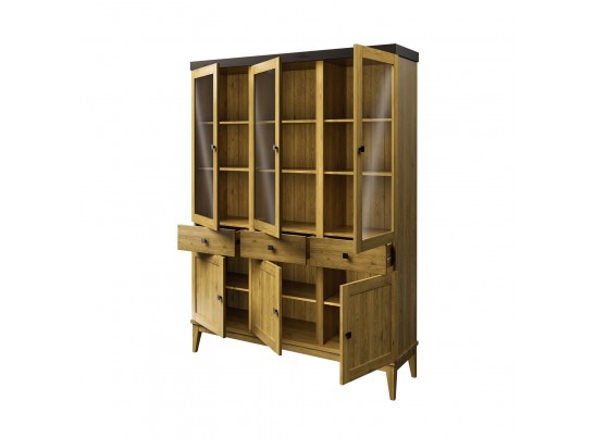 Шкаф для посуды «Бон Вояж» 333 антик в Каменске-Уральском