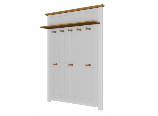 Вешалка Пенни белый воск/антик 24