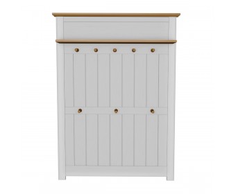 Вешалка Пенни белый воск/антик 24