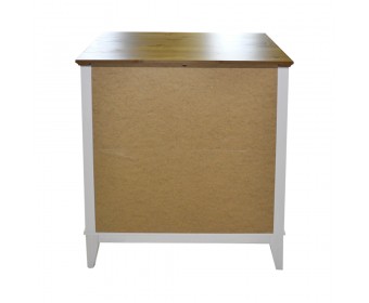 Комод с 4 ящиками 022 Пенни белый воск/антик 24