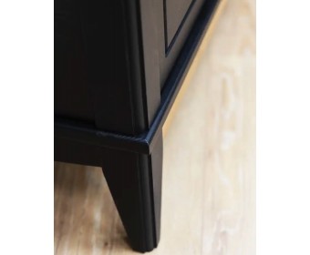 Комод с ящиками из дерева 036 Пенни блэк/антик 24