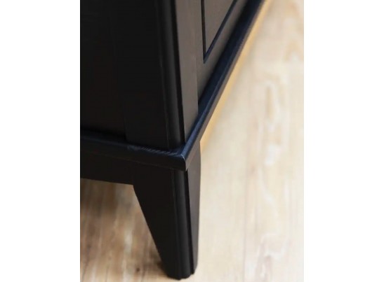 Комод с ящиками из дерева 036 Пенни блэк/антик 24