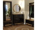 Комод 113 для прихожей Пенни блэк/антик 24