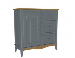 Комод 113 для прихожей Пенни серый 7046/антик 24