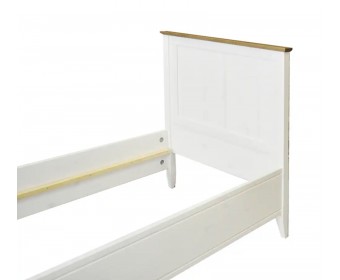 Кровать односпальная 90х200 Пенни белый/антик 24