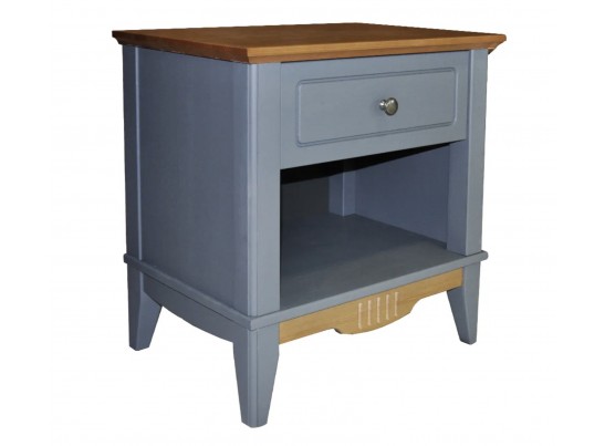 Тумба прикроватная Пенни серый 7046/антик 24