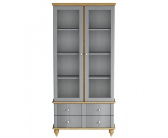  Шкаф для посуды "Рандеву" 22 серый