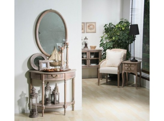 Прикроватная тумба H804 (D68),(H03), шато