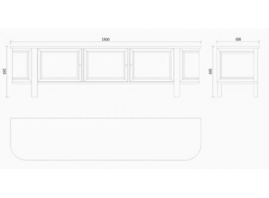 Тумба ТВ NH2358 в Каменске-Уральском