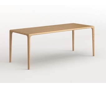 Стол из массива дуба «Милина» цельный