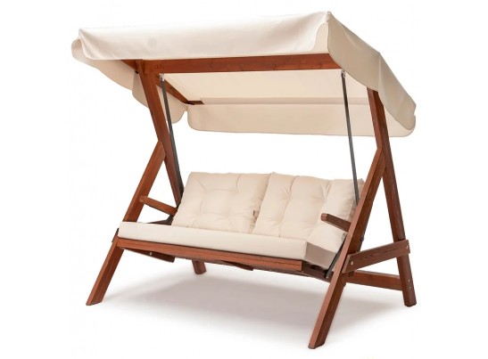 Качели Paris бежевые с подушками в Каменске-Уральском