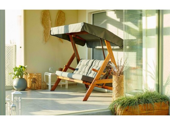 Качели Paris серые с подушками в Каменске-Уральском