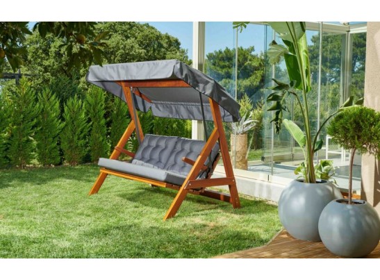 Качели Paris серые с подушками в Каменске-Уральском