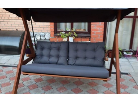 Качели Paris серые с подушками в Каменске-Уральском