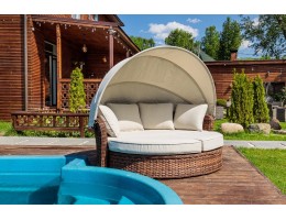 Диван-трансформер Violetta коричневый