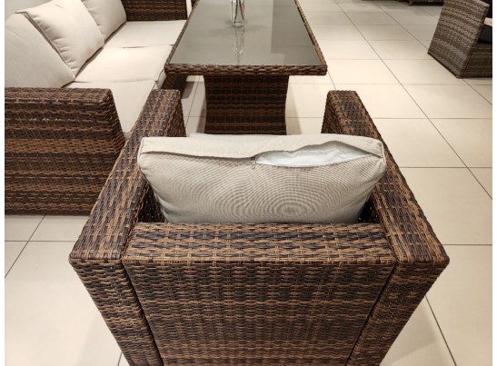 Комплект мебели KARL с обеденным столом (коричневый) в Каменске-Уральском