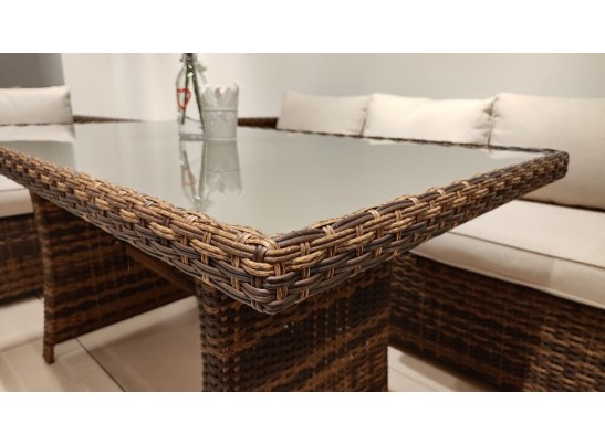 Комплект мебели KARL с обеденным столом (коричневый) в Каменске-Уральском