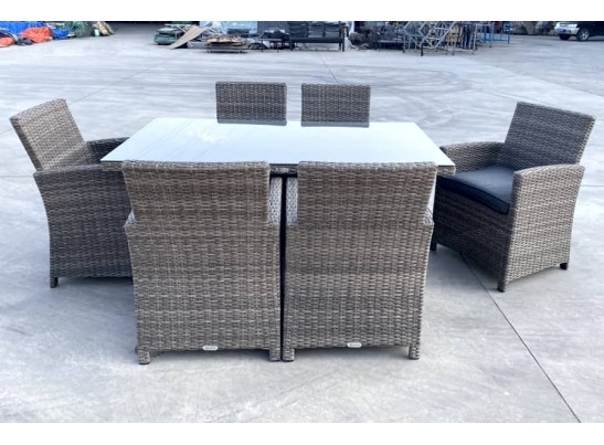 Обеденный комплект FIONA из искусственного ротанга в Каменске-Уральском