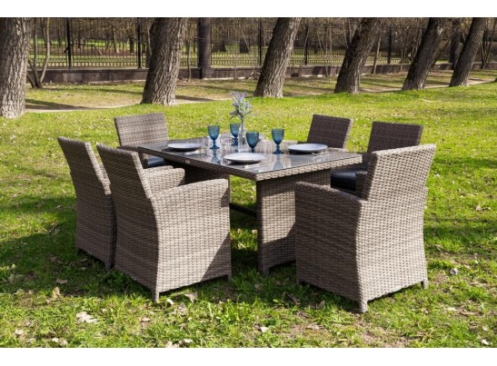 Обеденный комплект FIONA из искусственного ротанга в Каменске-Уральском
