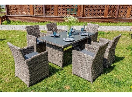 Обеденный комплект FIONA из искусственного ротанга в Каменске-Уральском