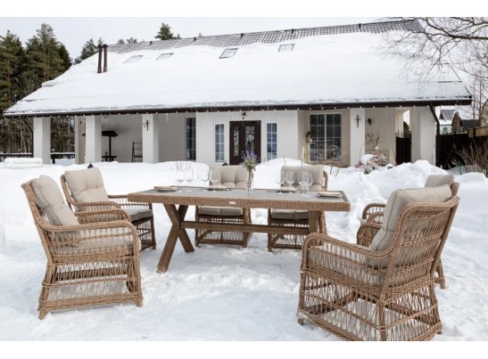 Обеденный комплект ISABELLA из искусственного ротанга в Каменске-Уральском