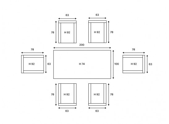 Обеденный комплект ISABELLA из искусственного ротанга в Каменске-Уральском