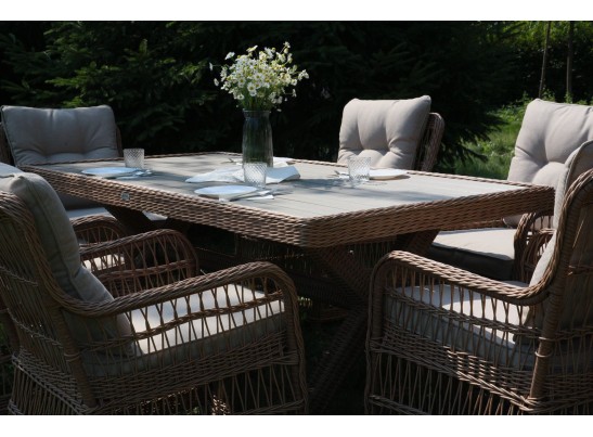 Обеденный комплект ISABELLA из искусственного ротанга в Каменске-Уральском