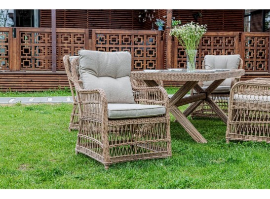 Обеденный комплект ISABELLA из искусственного ротанга в Каменске-Уральском