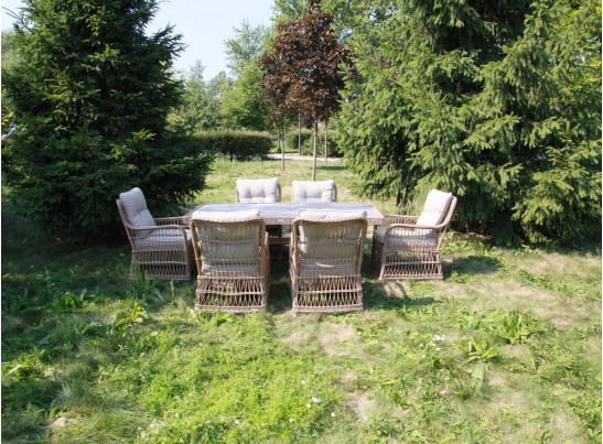 Обеденный комплект ISABELLA из искусственного ротанга в Каменске-Уральском