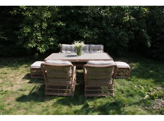 Обеденный комплект ALBERT из искусственного ротанга в Каменске-Уральском