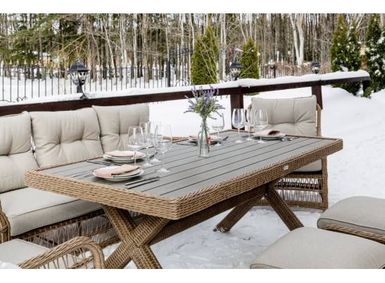 Обеденный комплект ALBERT из искусственного ротанга в Каменске-Уральском