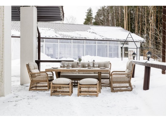 Обеденный комплект ALBERT из искусственного ротанга в Каменске-Уральском