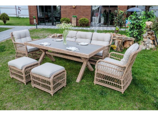 Обеденный комплект ALBERT из искусственного ротанга в Каменске-Уральском
