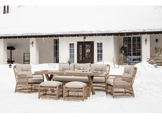 Обеденный комплект ALBERT из искусственного ротанга в Каменске-Уральском