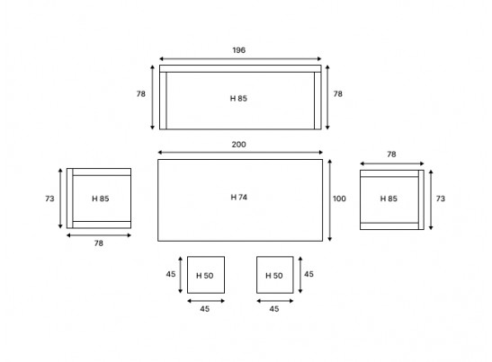 Обеденный комплект ALBERT из искусственного ротанга в Каменске-Уральском