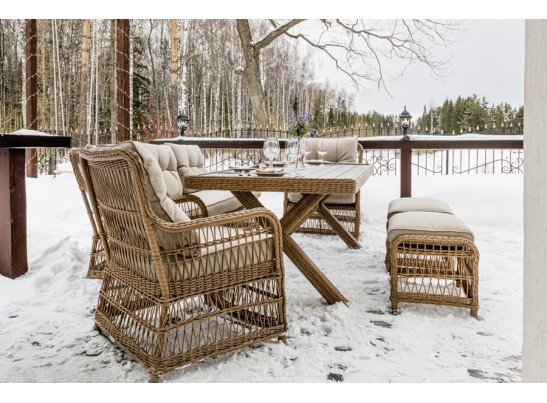 Обеденный комплект ALBERT из искусственного ротанга в Каменске-Уральском