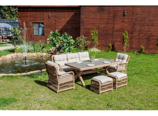 Обеденный комплект ALBERT из искусственного ротанга в Каменске-Уральском